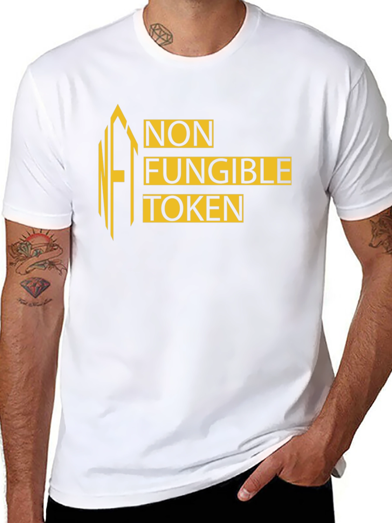 NFT Non-Fungible Token Graphic Tee - Black