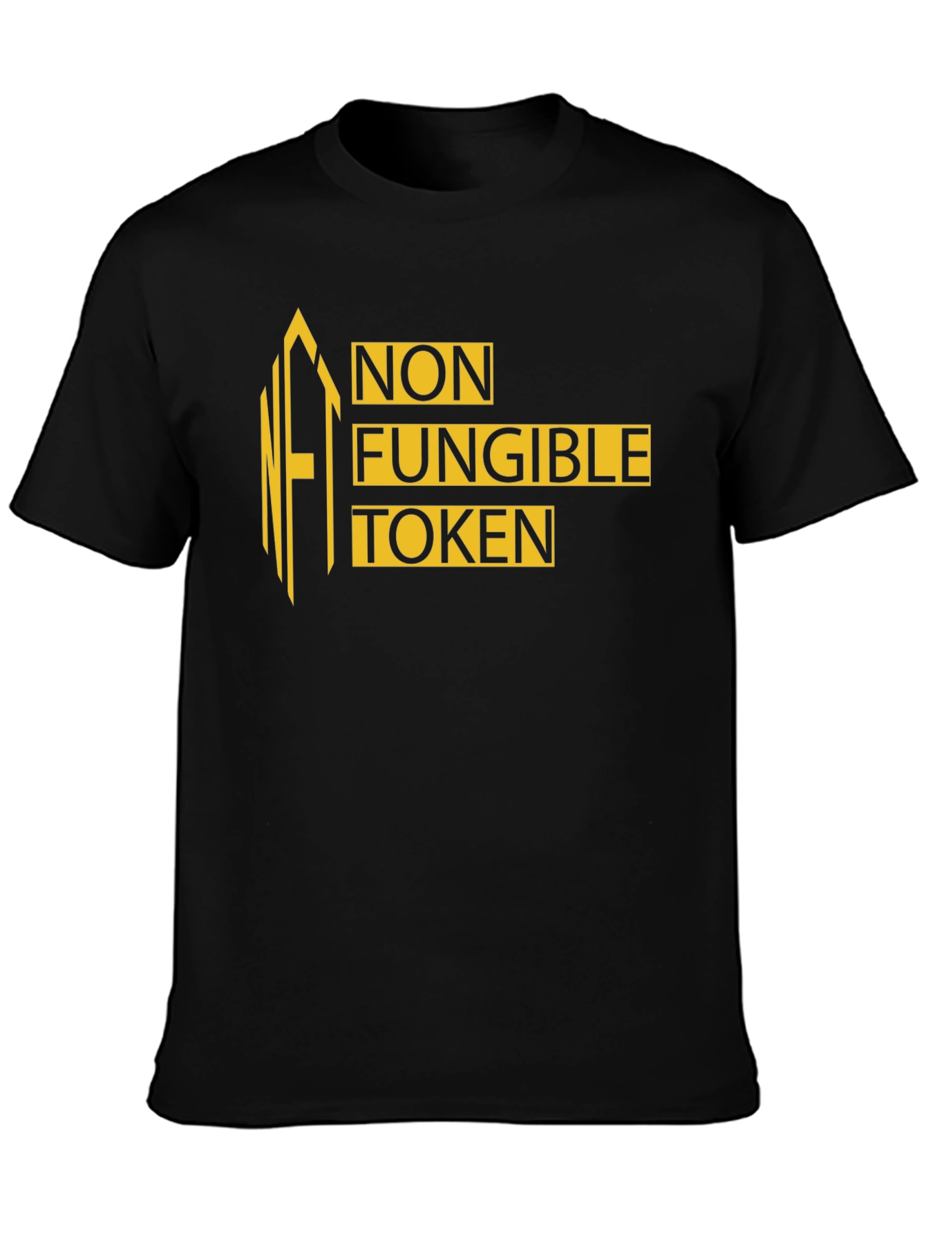 NFT Non-Fungible Token Graphic Tee - Black