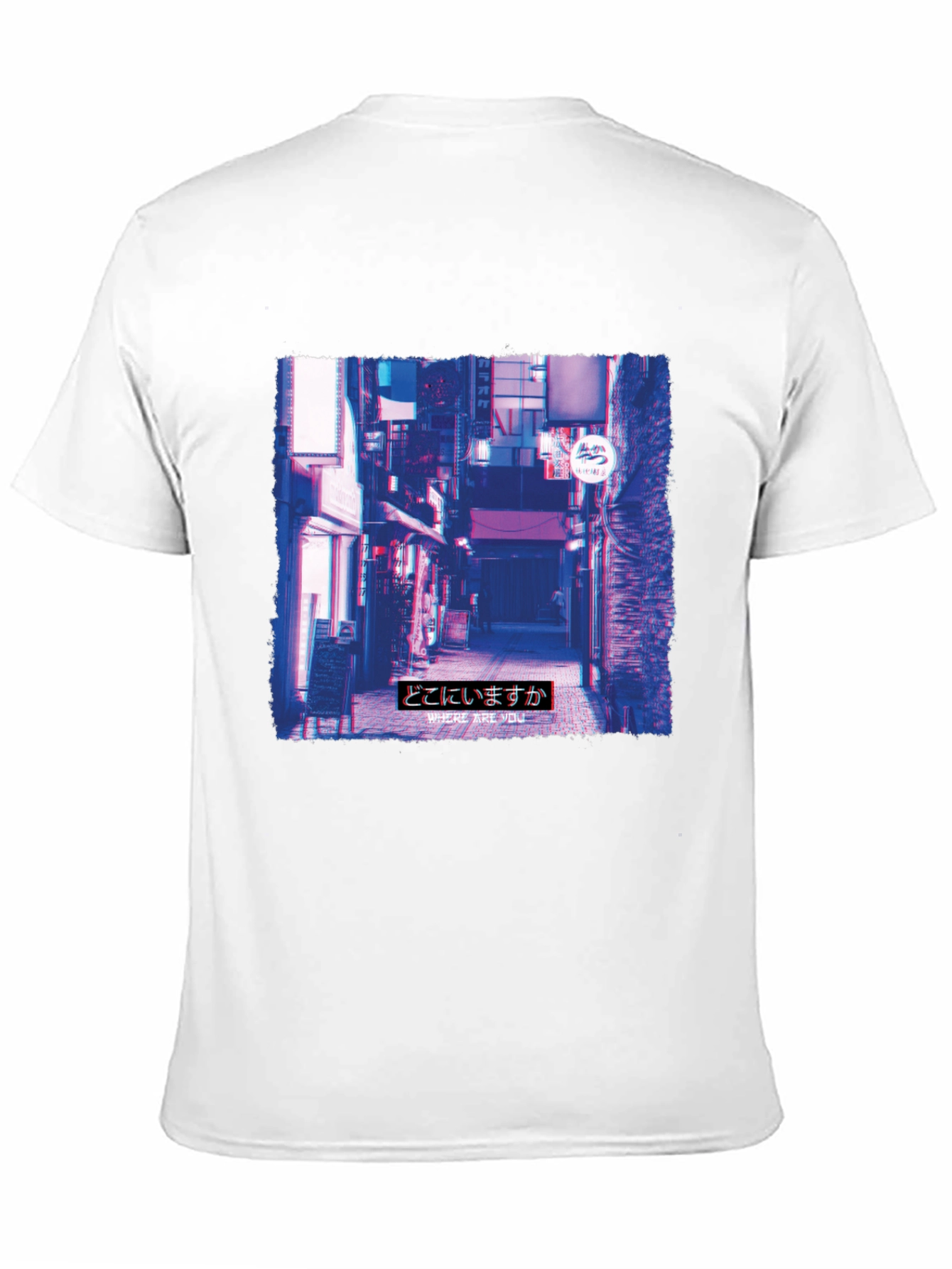 Urban Alley Graphic Print Tee - Black