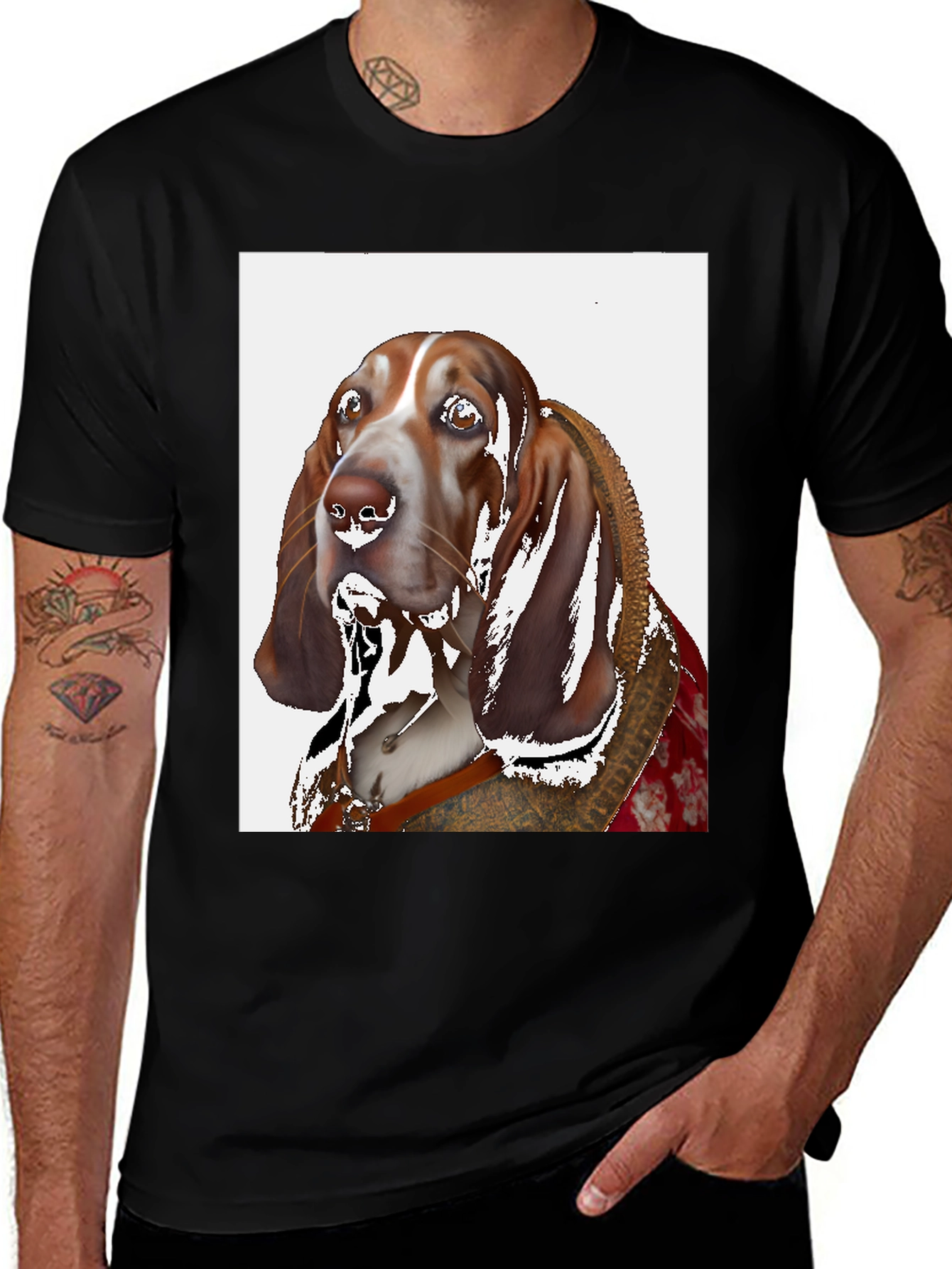 Regal Basset Hound T-Shirt