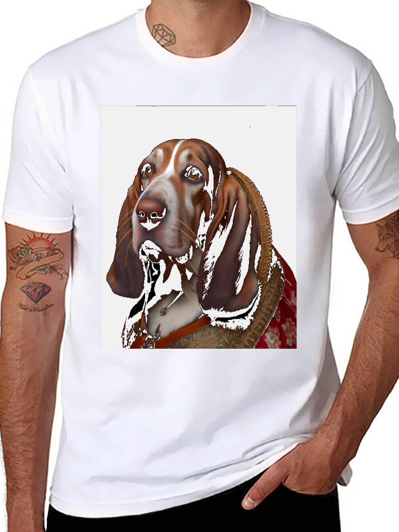 Regal Basset Hound T-Shirt