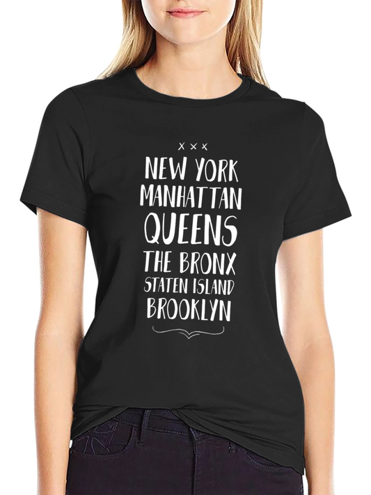 New York Boroughs Graphic Tee