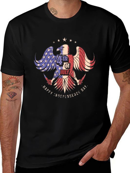 Patriotic Eagle 4th of July Graphic Tee
