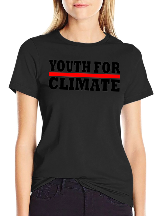 Youth for Climate Black Graphic Tee