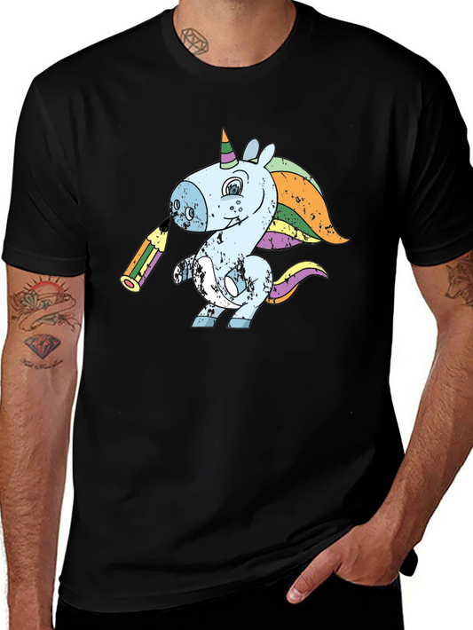 Unicorn Artist T-Shirt - Quirky Fun Tee