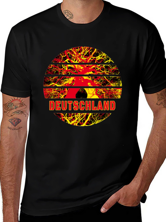 Deutschland Tree Roots Graphic T-Shirt - Germany Pride