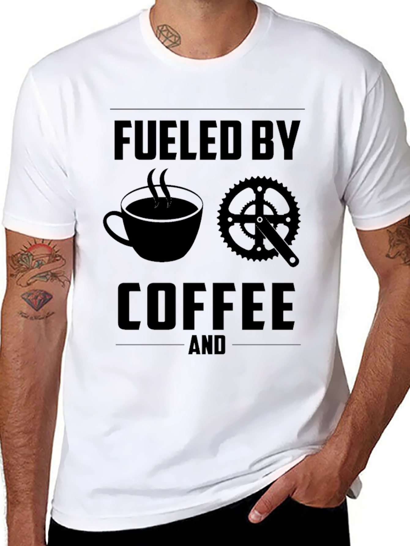 Fueled By Coffee and Cycling T-Shirt