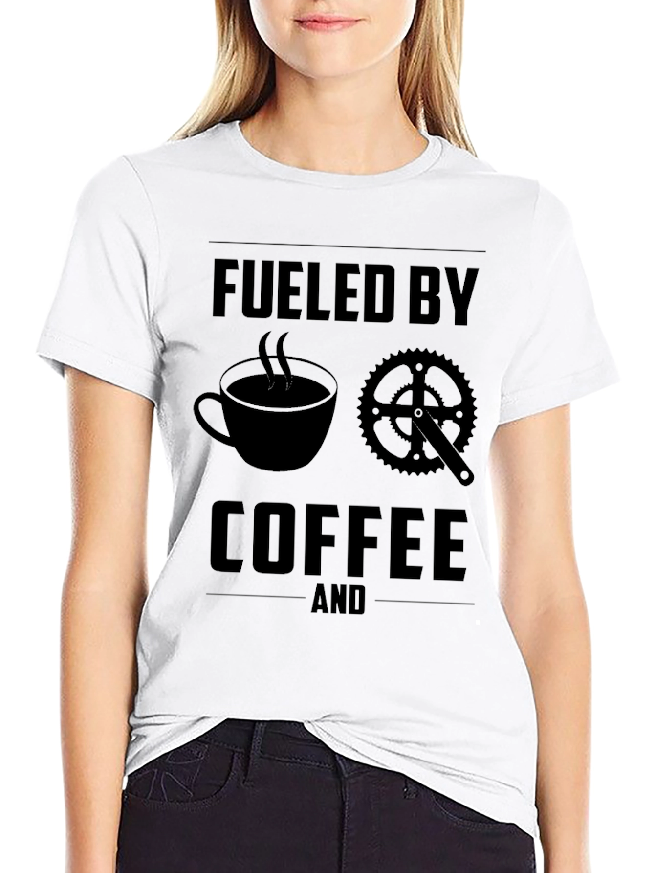 Fueled By Coffee and Cycling T-Shirt