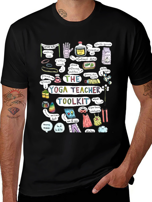 Yoga Teacher Toolkit Graphic Tee - Unisex Cotton T-Shirt