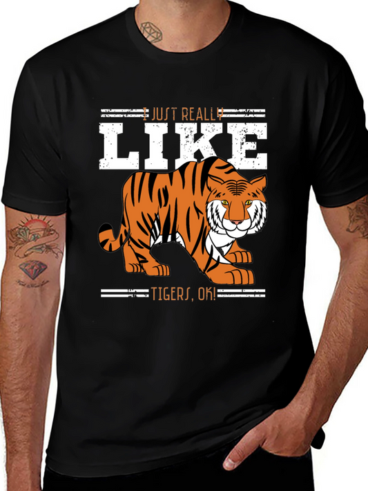Just Really Like Tigers T-Shirt