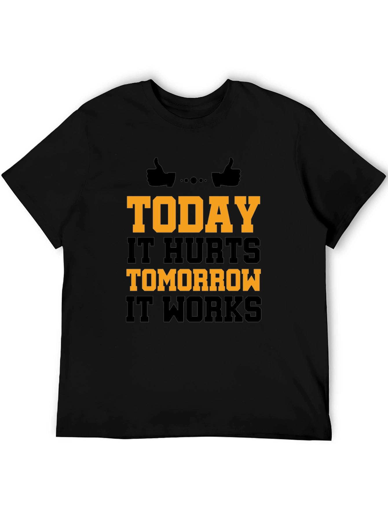 Motivational Workout T-Shirt - Today It Hurts