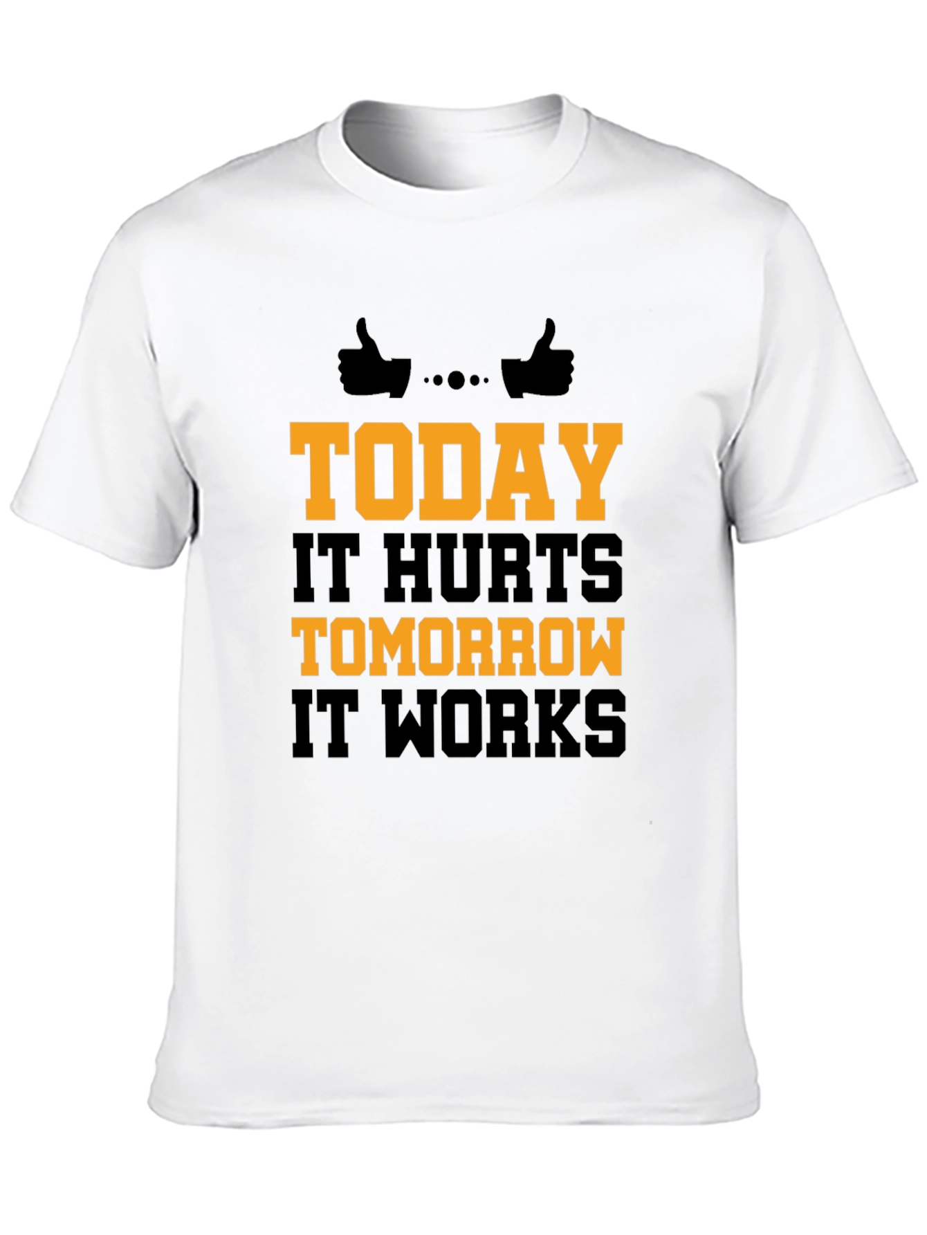 Motivational Workout T-Shirt - Today It Hurts