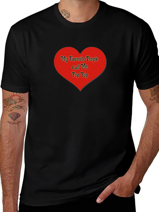Pop Pop Heart T-Shirt - Favorite People Tee
