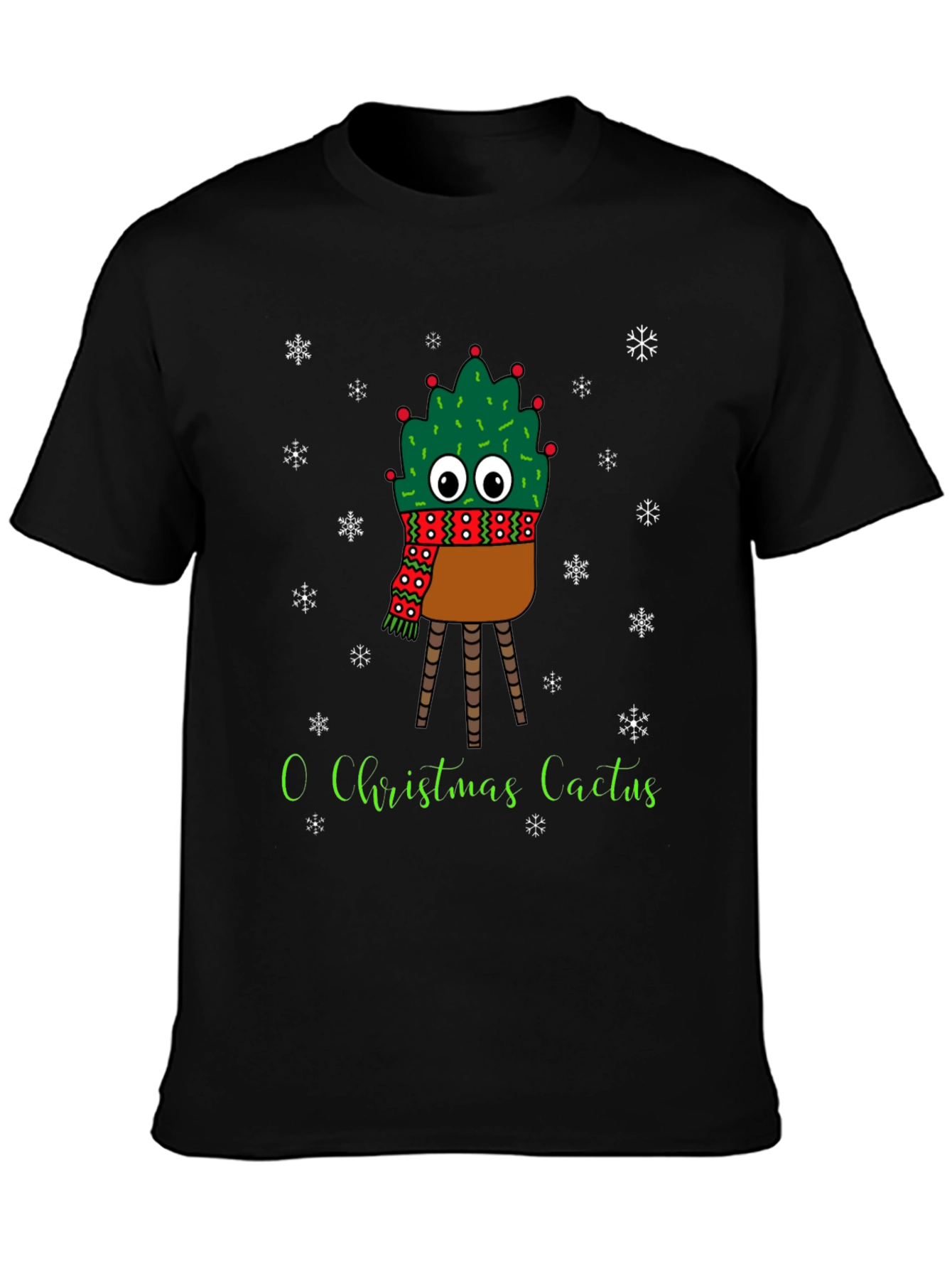 O Christmas Cactus T-Shirt Funny Holiday Tee
