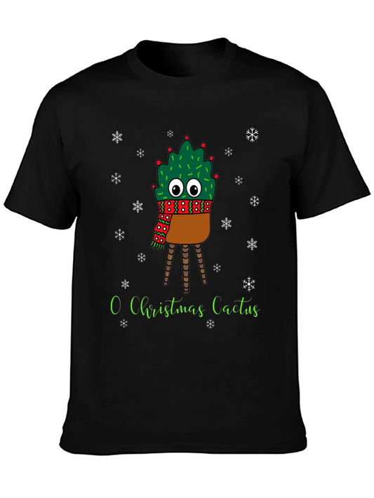 O Christmas Cactus T-Shirt Funny Holiday Tee