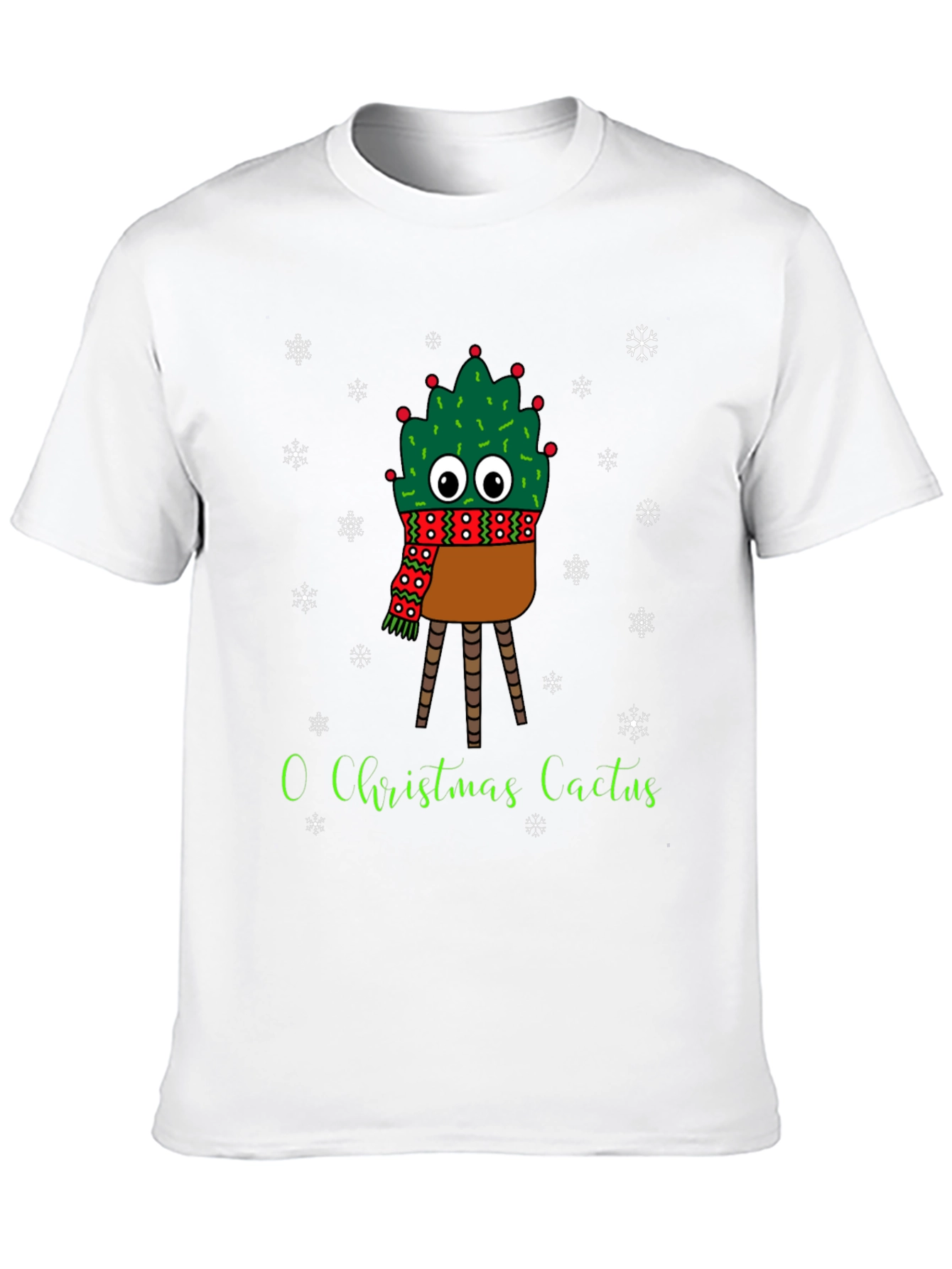 O Christmas Cactus T-Shirt Funny Holiday Tee