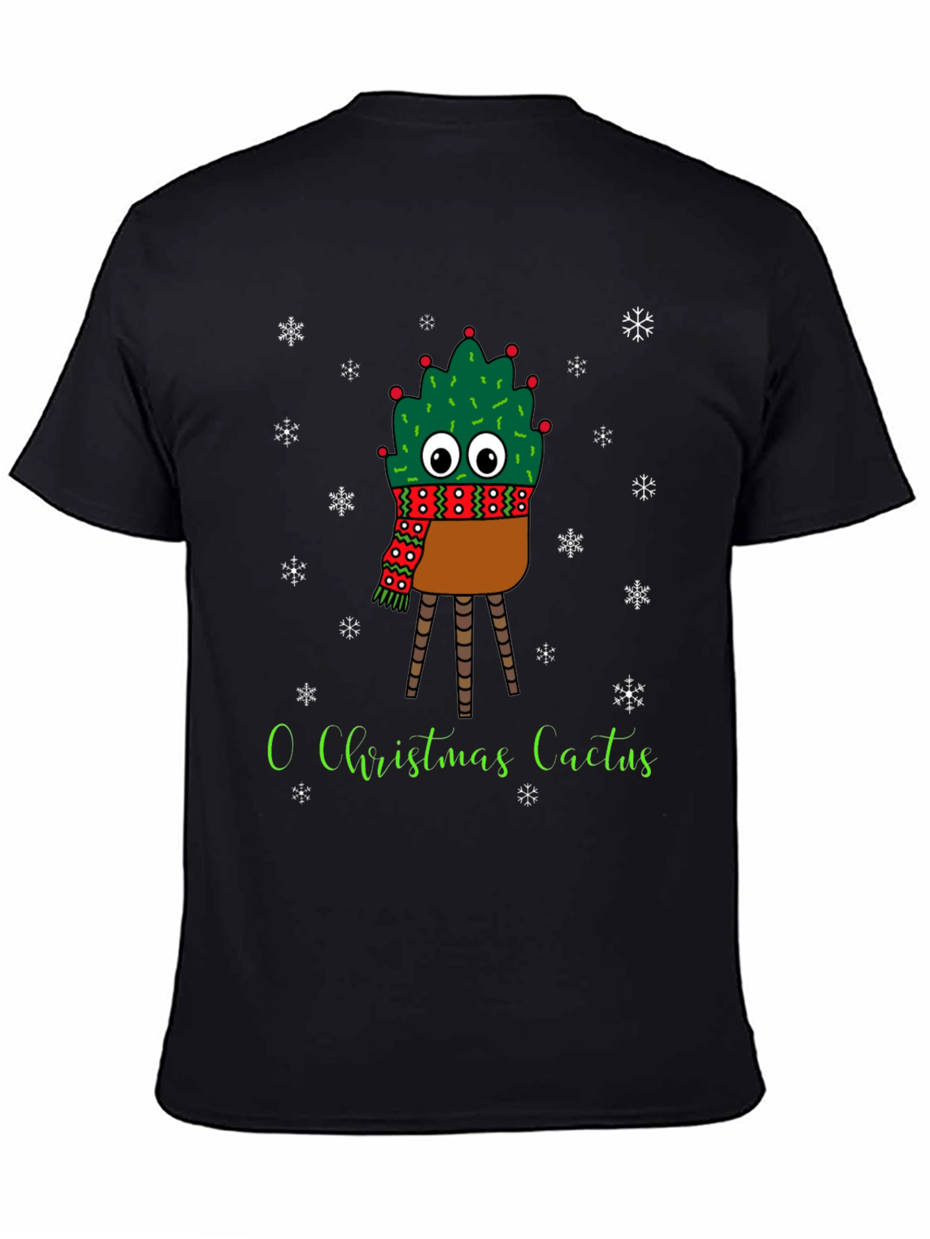 O Christmas Cactus T-Shirt Funny Holiday Tee