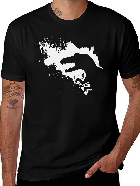Dinosaur Graphic Tee - Black