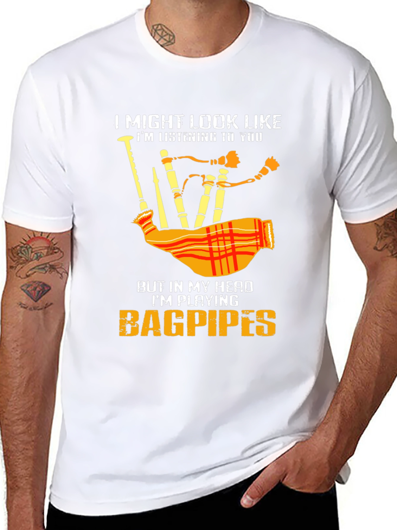 Bagpipes T-Shirt - Musician Tee