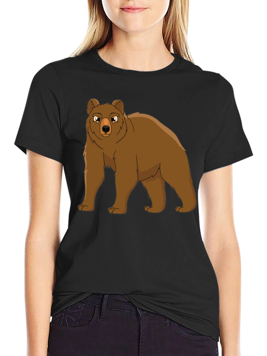 Bear Graphic Black T-Shirt