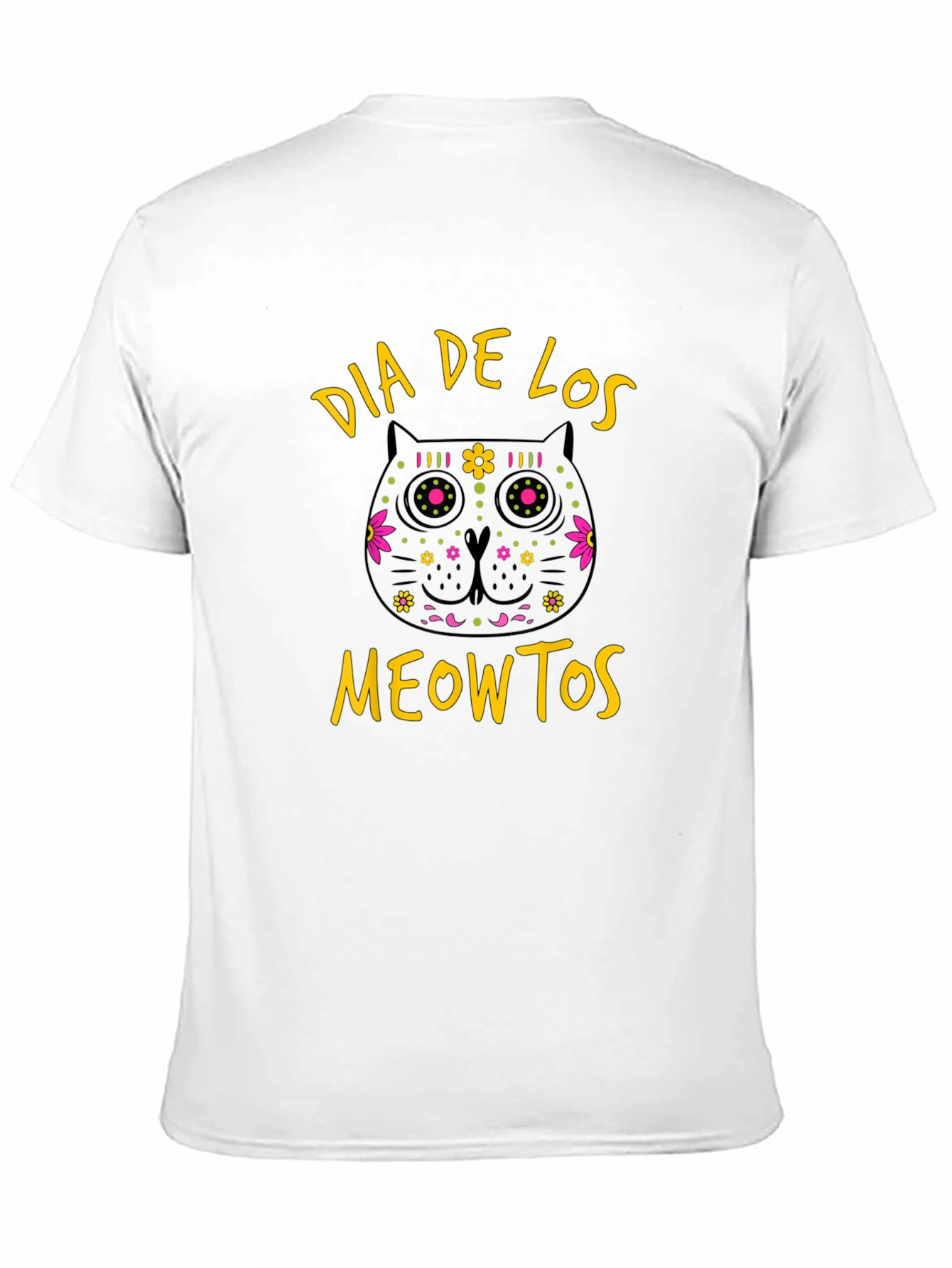 Dia De Los Meowtos Cat T-Shirt