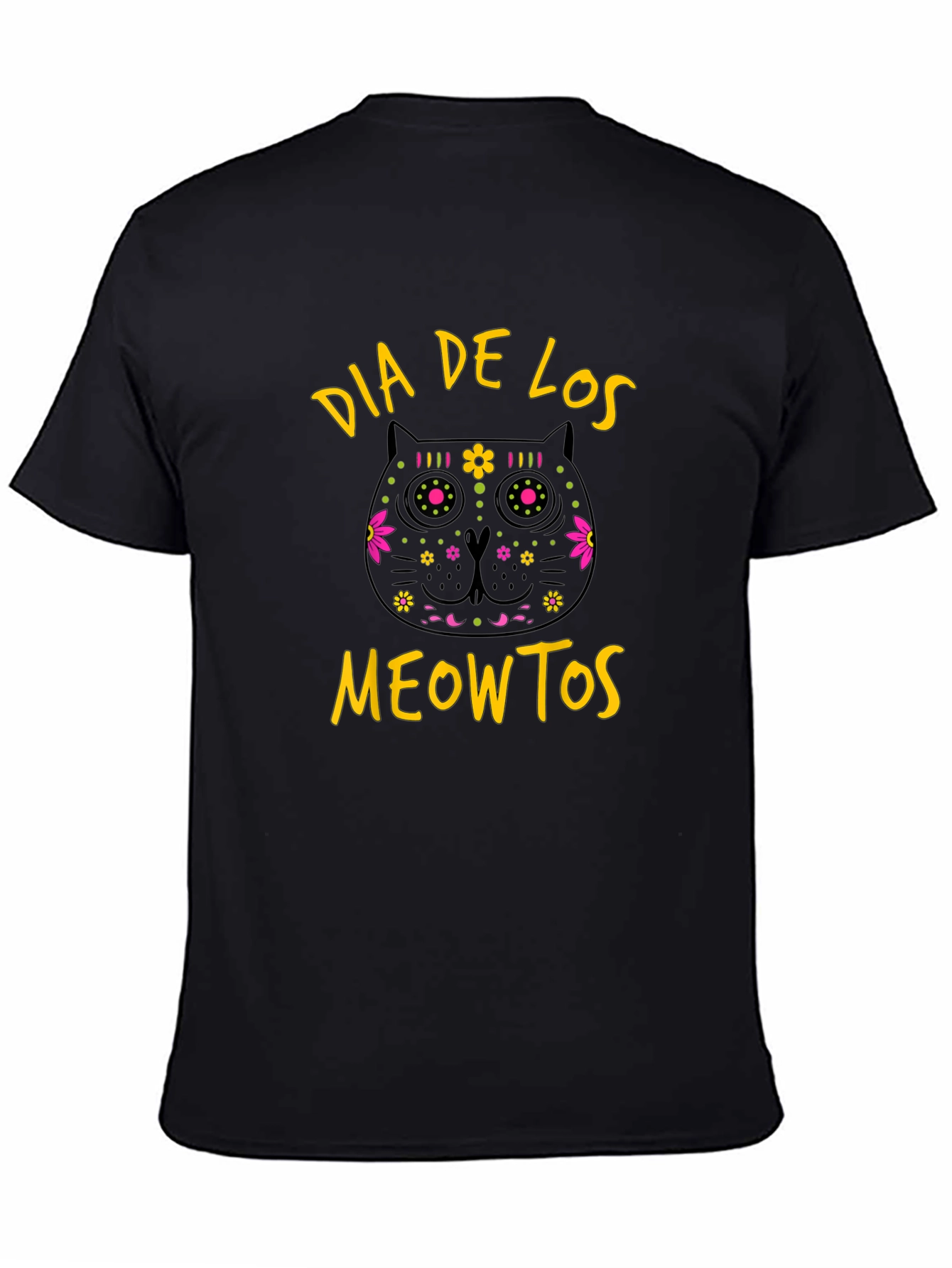 Dia De Los Meowtos Cat T-Shirt