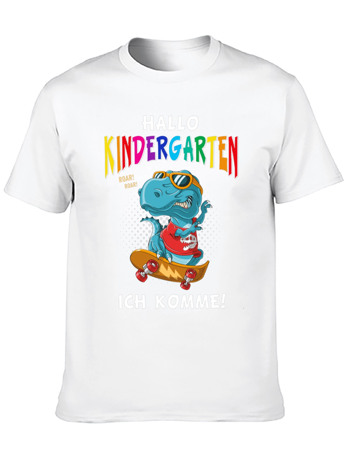 Hallo Kindergarten Dinosaur T-Shirt