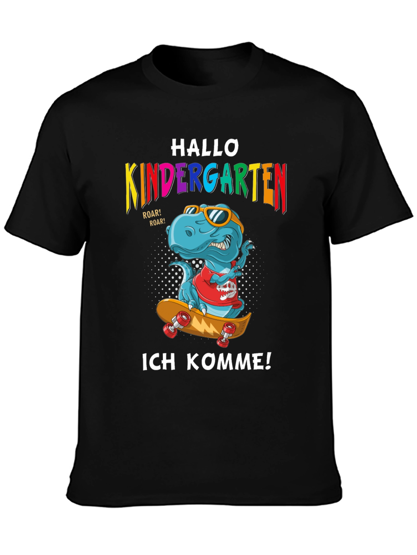 Hallo Kindergarten Dinosaur T-Shirt