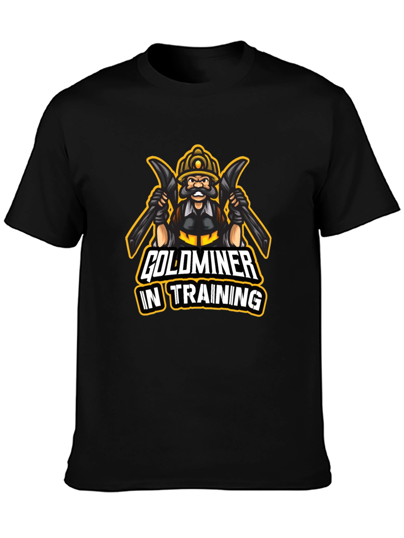 Goldminer In Training Black T-Shirt