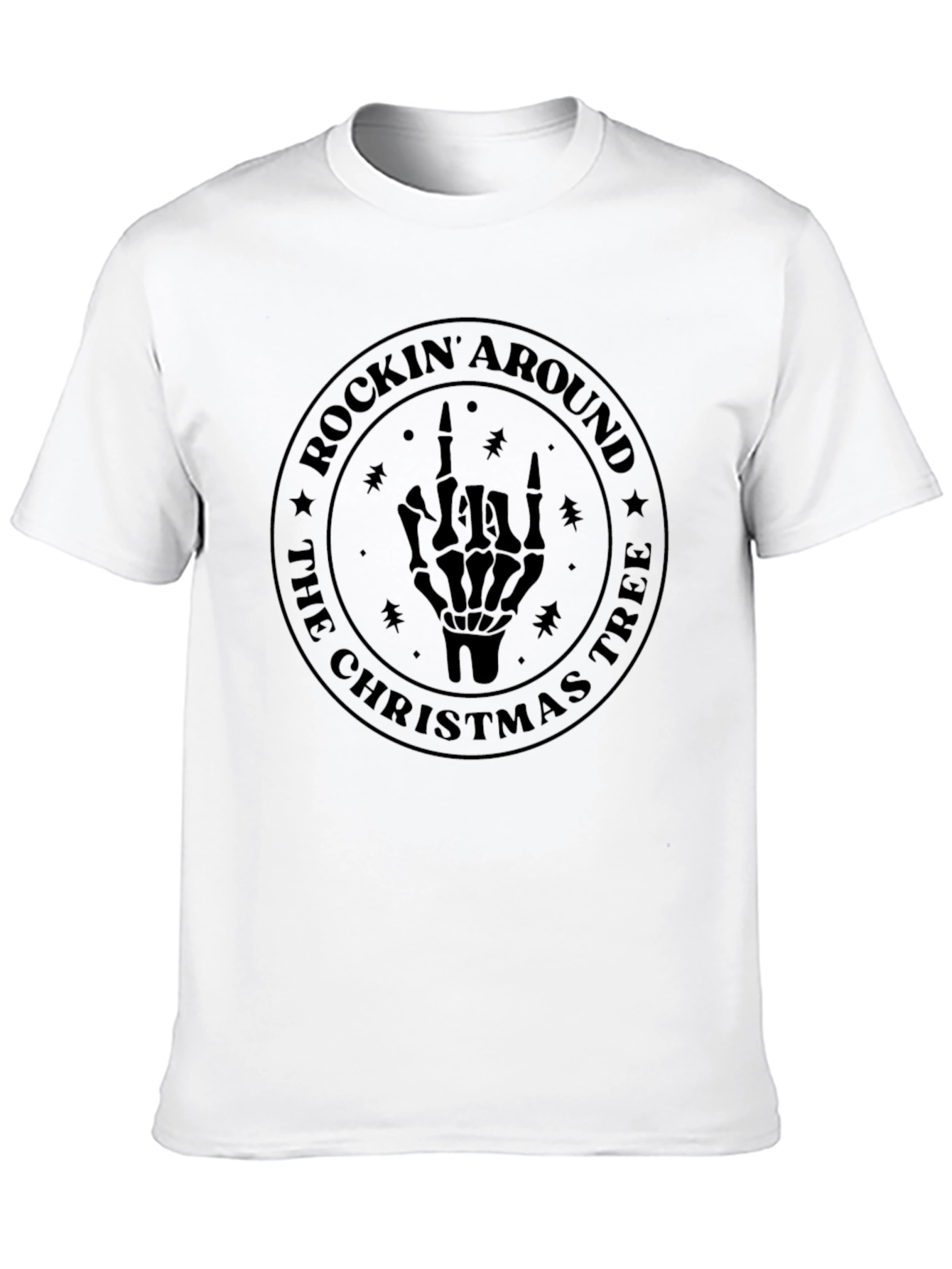 Rockin Around the Christmas Tree Graphic T-Shirt