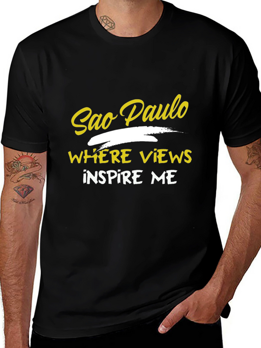 Sao Paulo Graphic T-Shirt - Inspire Me Tee