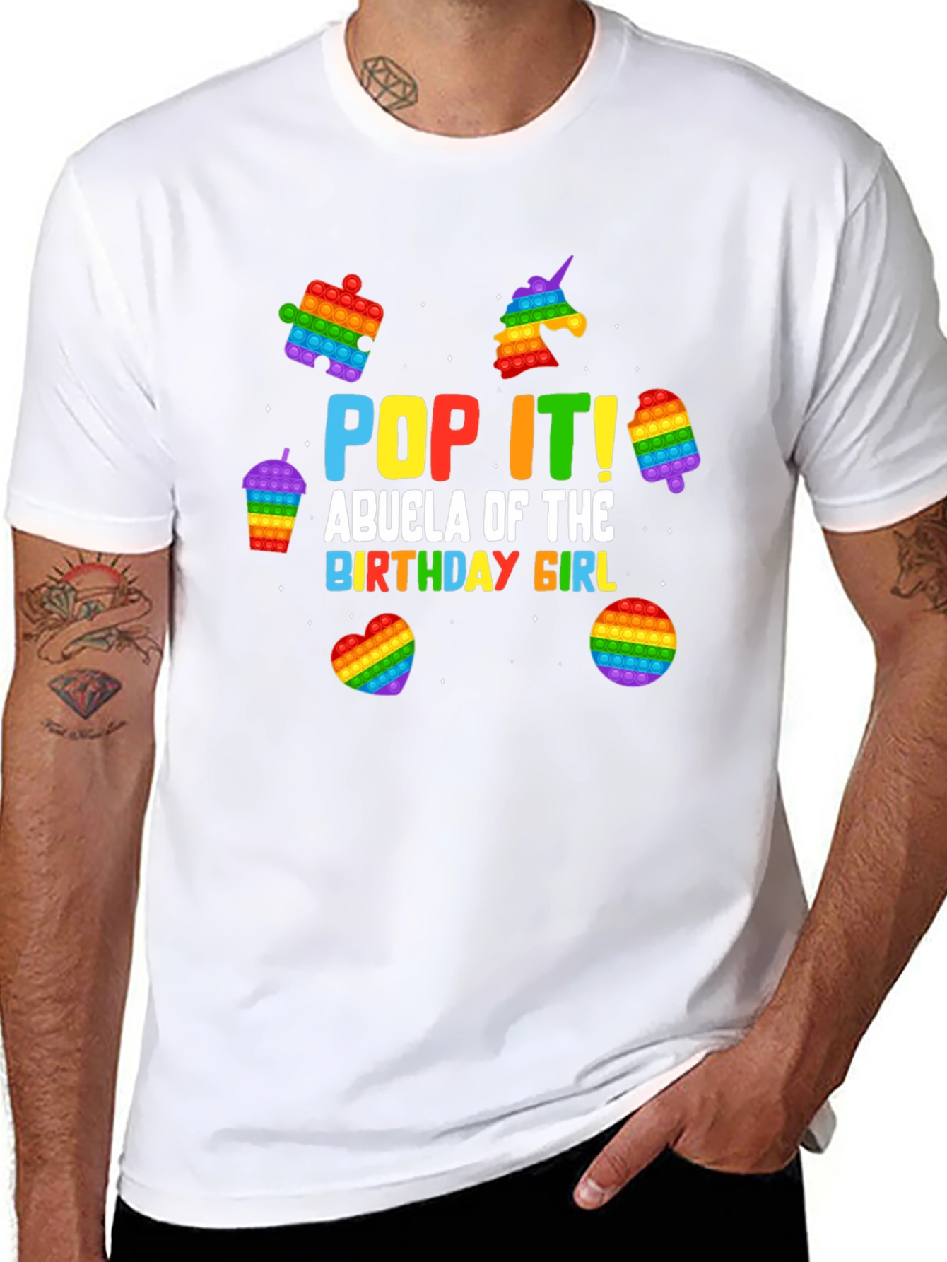 Pop It! Birthday Abuela T-Shirt