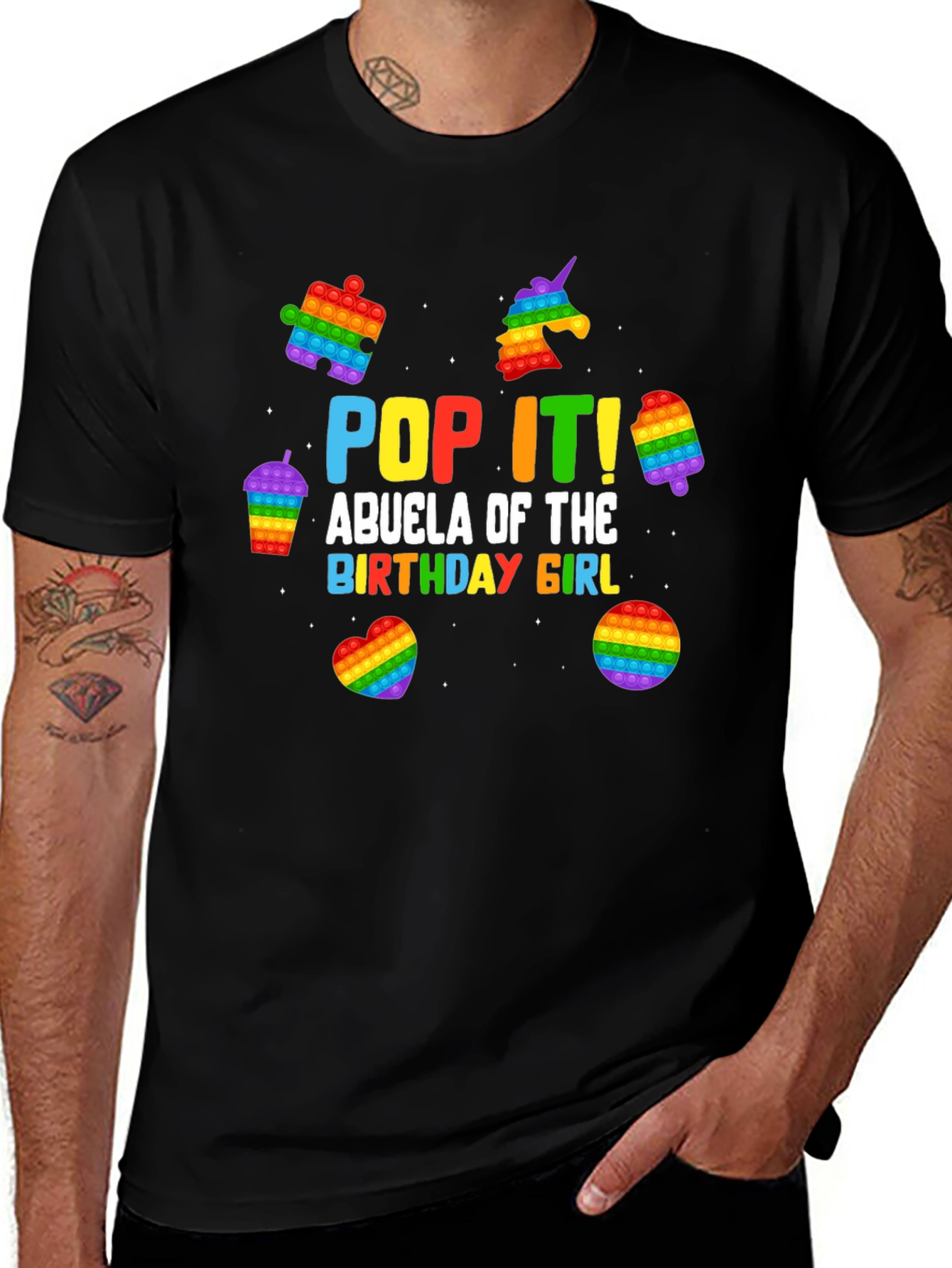 Pop It! Birthday Abuela T-Shirt
