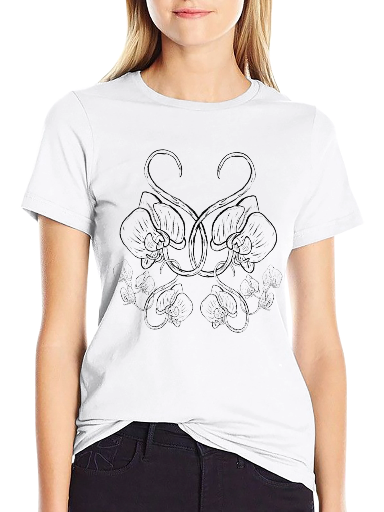 Black Orchid Graphic T-Shirt
