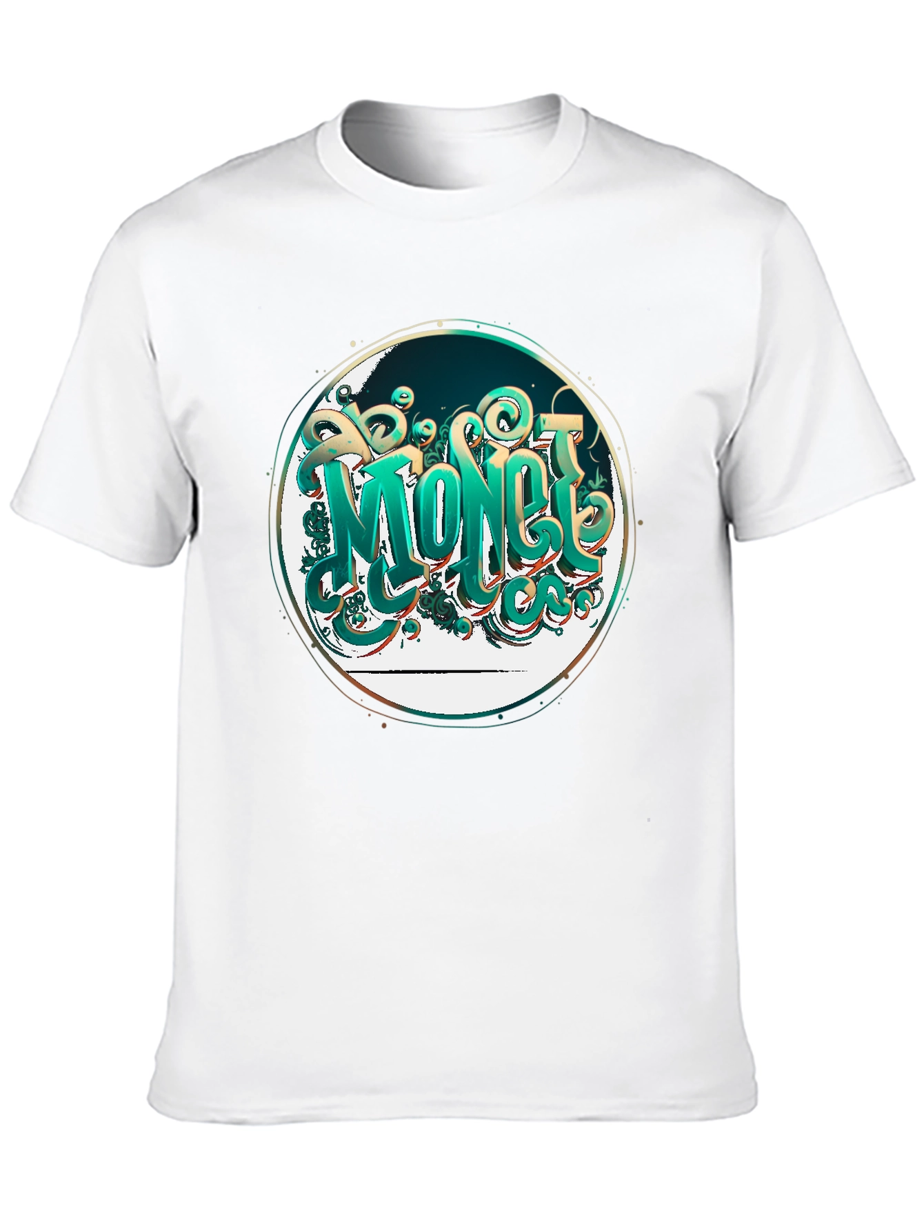 Money Graphic Tee - Stylish Black T-Shirt
