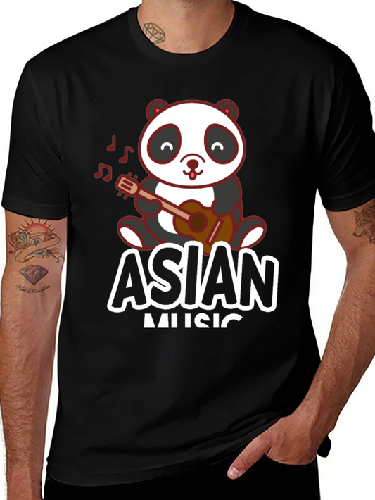Asian Music Panda T-shirt