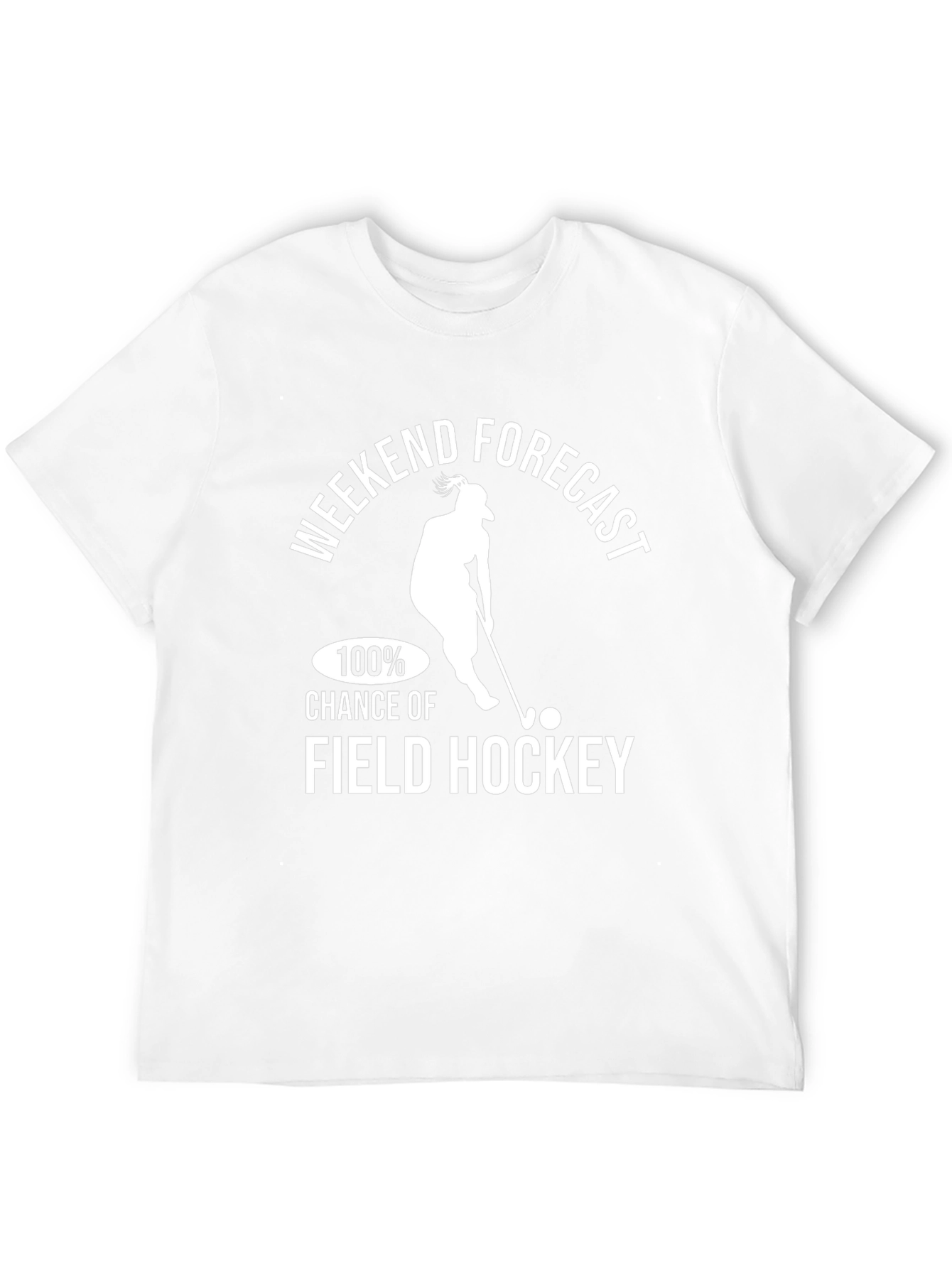 Weekend Forecast Field Hockey T-Shirt