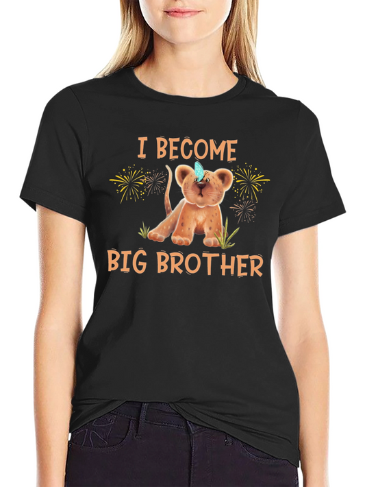 I Become Big Brother Lion Cub T-Shirt