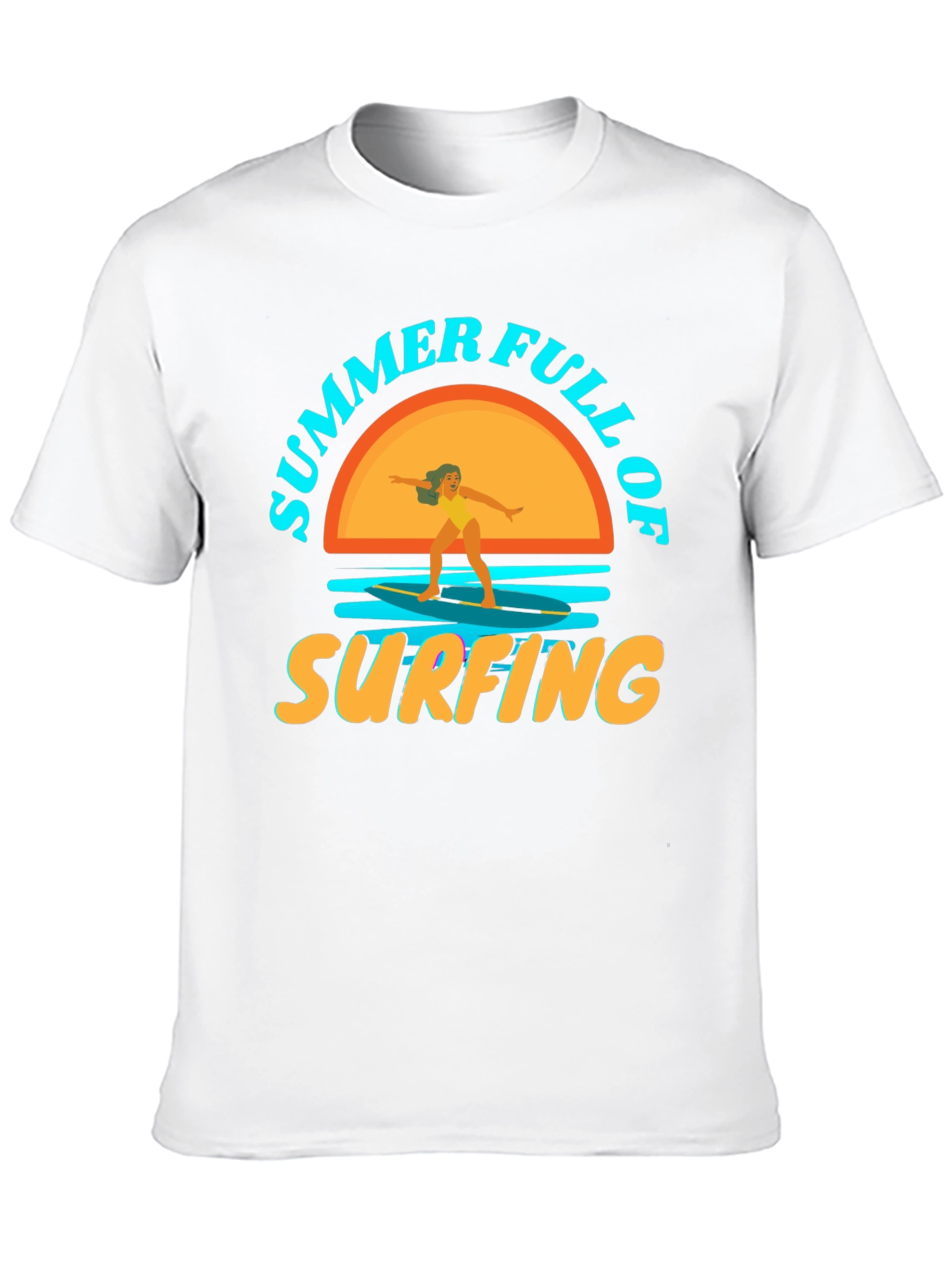 Summer Surfing T-Shirt: Beach Vibes