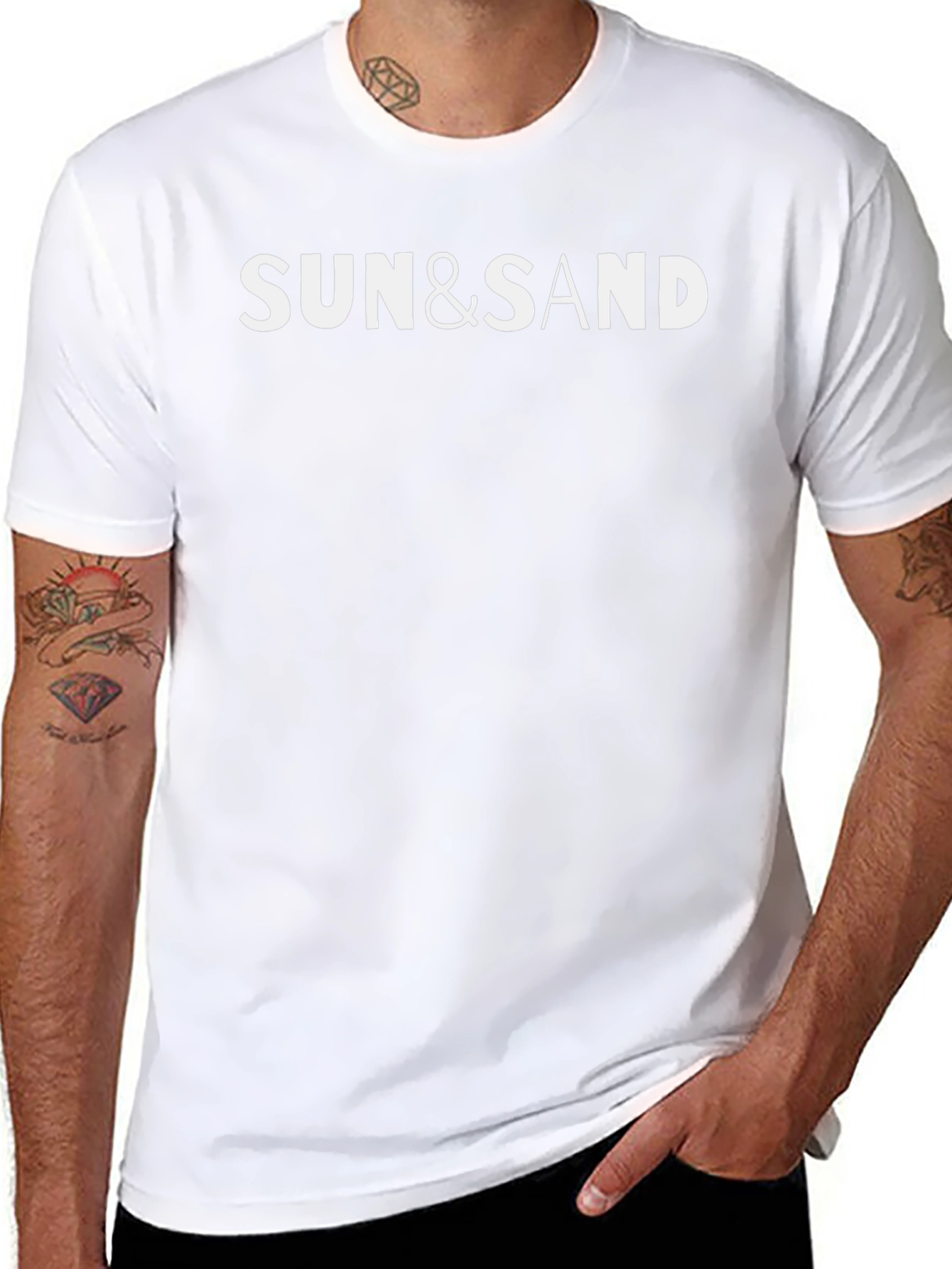 Sun & Sand Black Graphic Tee