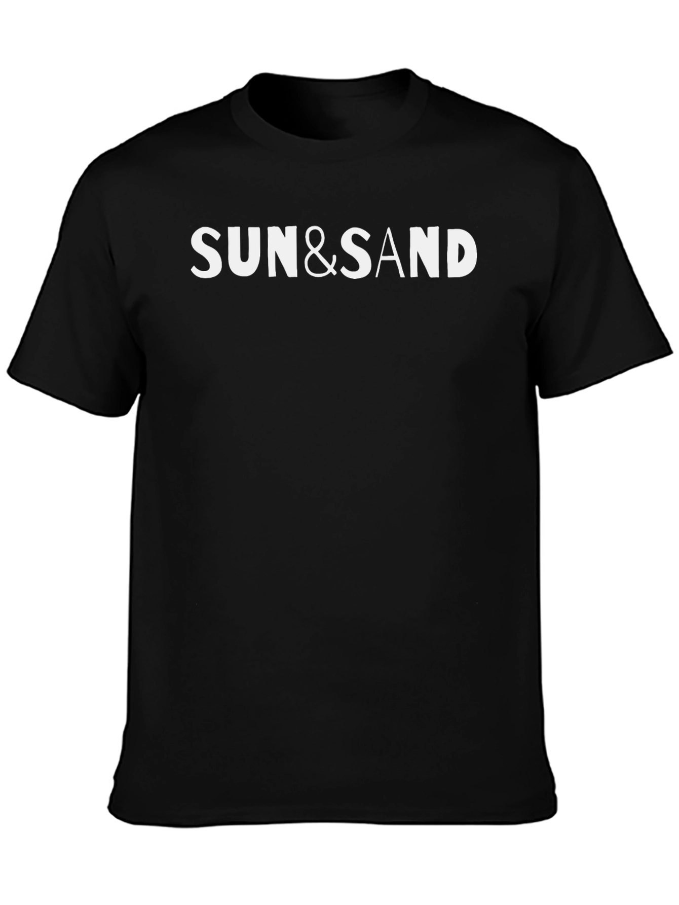 Sun & Sand Black Graphic Tee