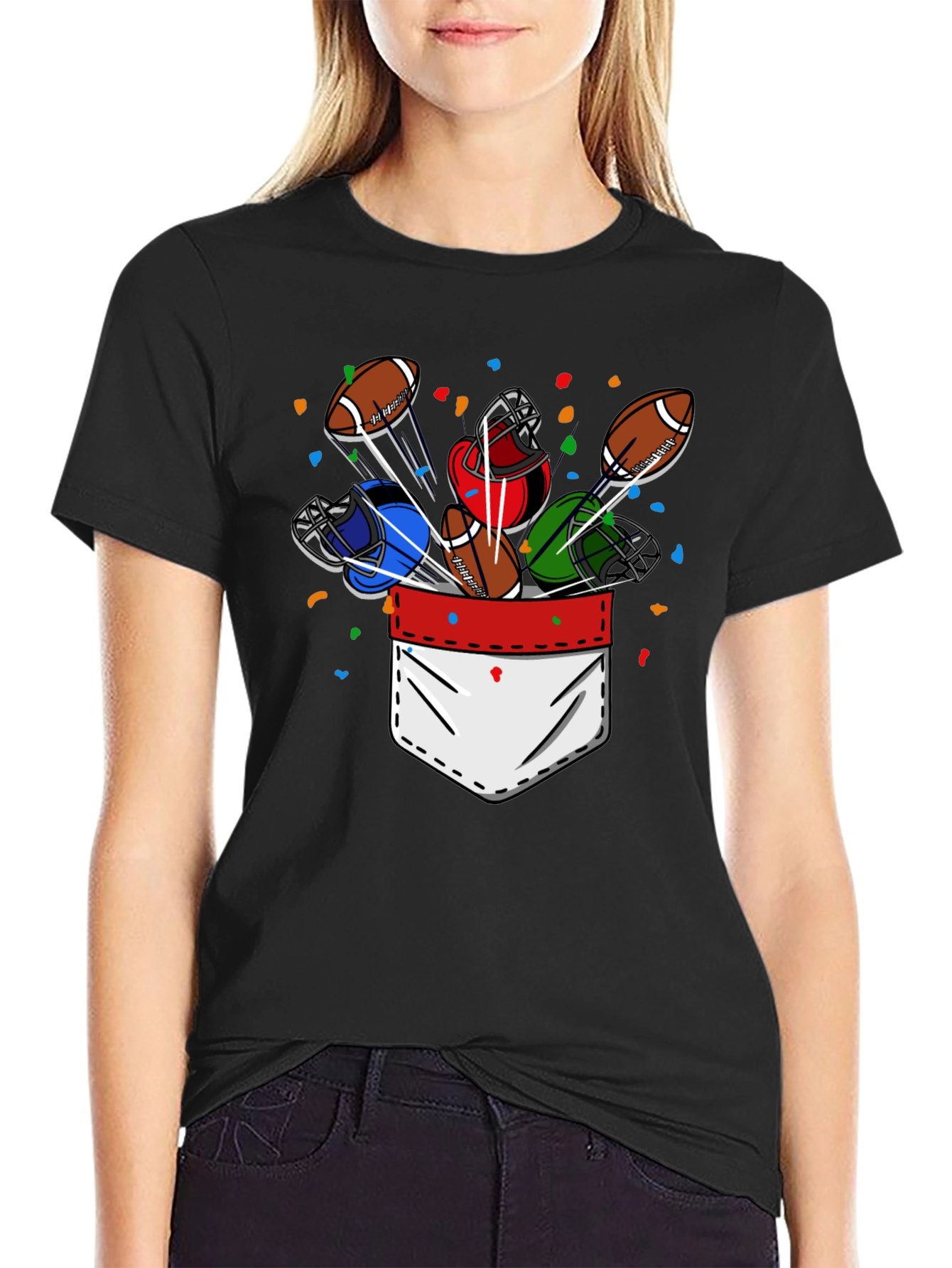 Football Pocket T-Shirt