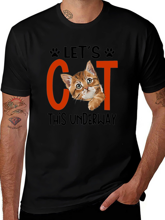 Lets Cat This Underway Graphic T-Shirt