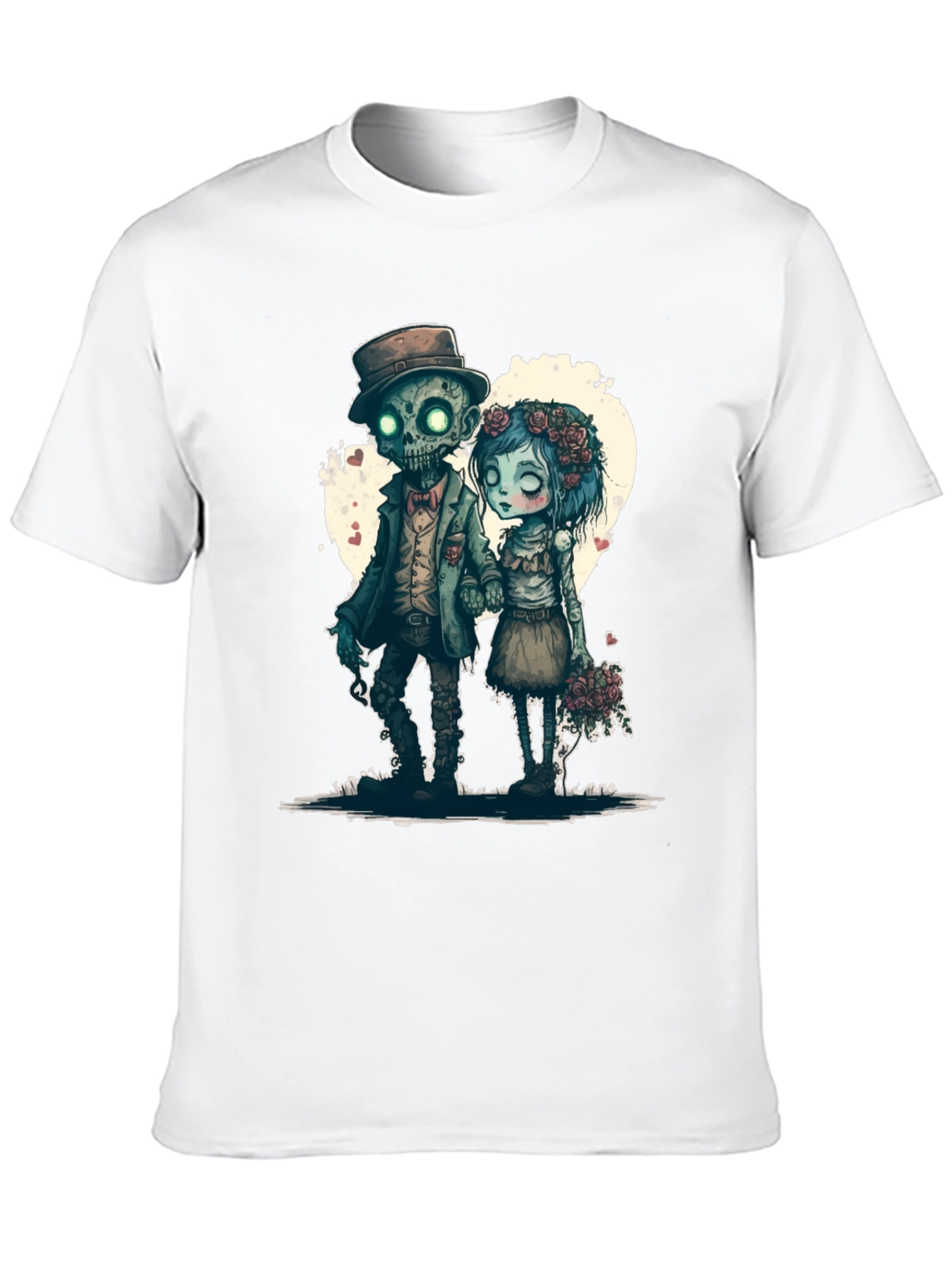Zombie Love T-Shirt - Heart Graphic Tee