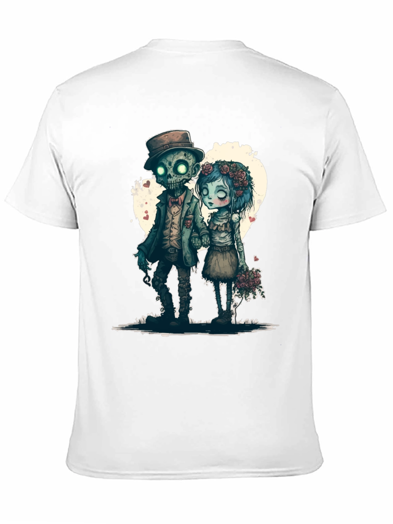 Zombie Love T-Shirt - Heart Graphic Tee