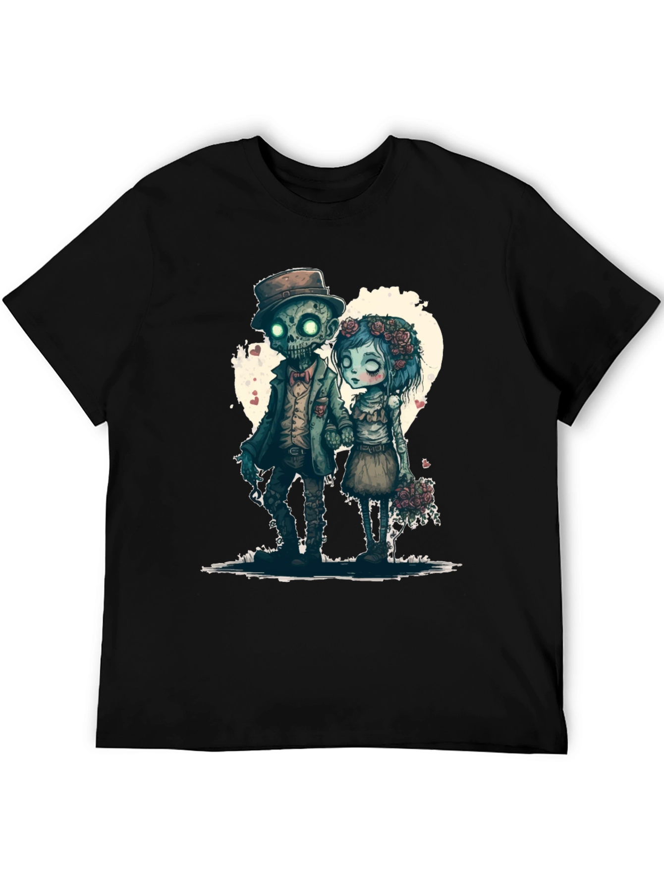 Zombie Love T-Shirt - Heart Graphic Tee