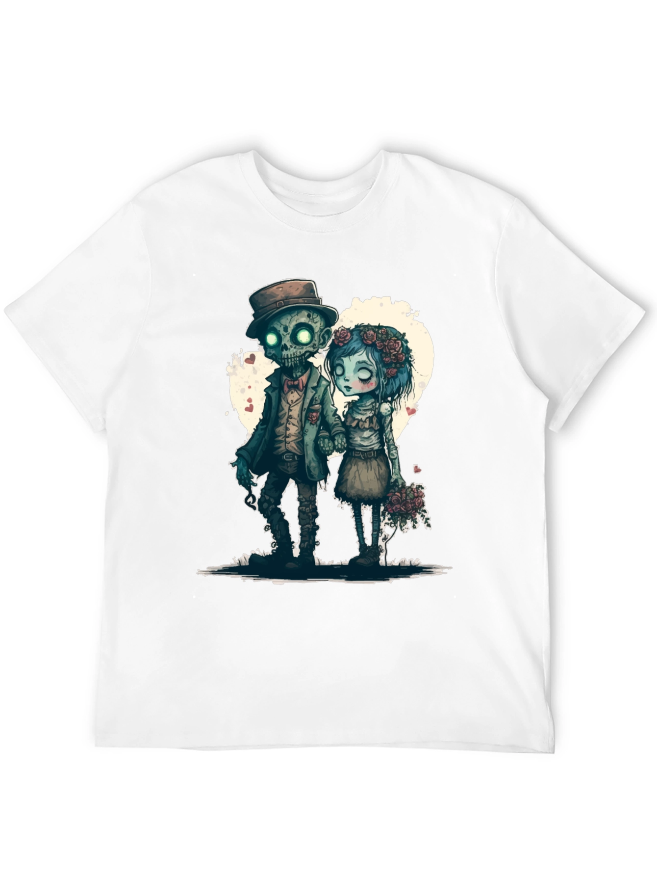 Zombie Love T-Shirt - Heart Graphic Tee