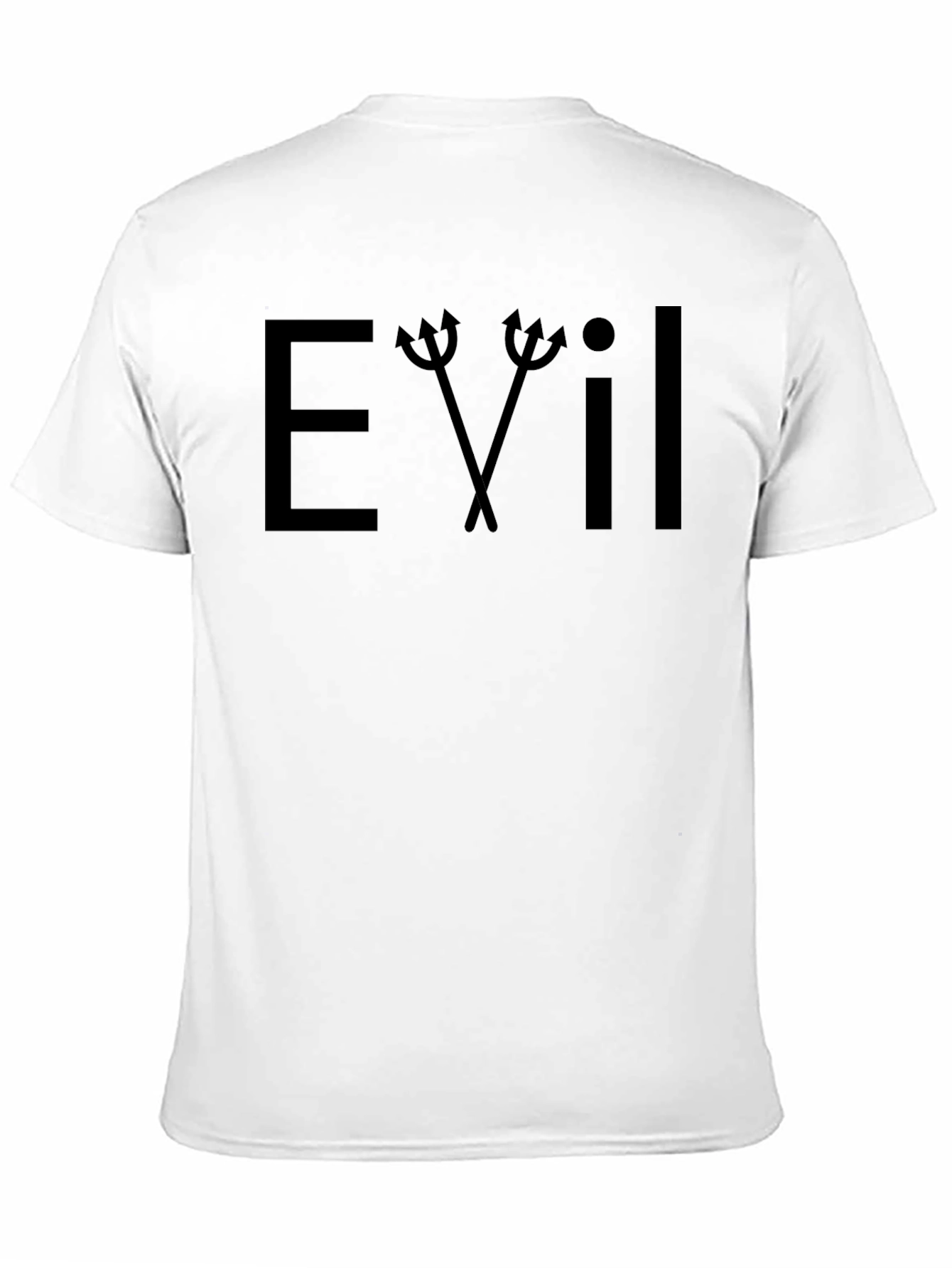 Edgy Evil Graphic Tee - Dark Humor T-Shirt