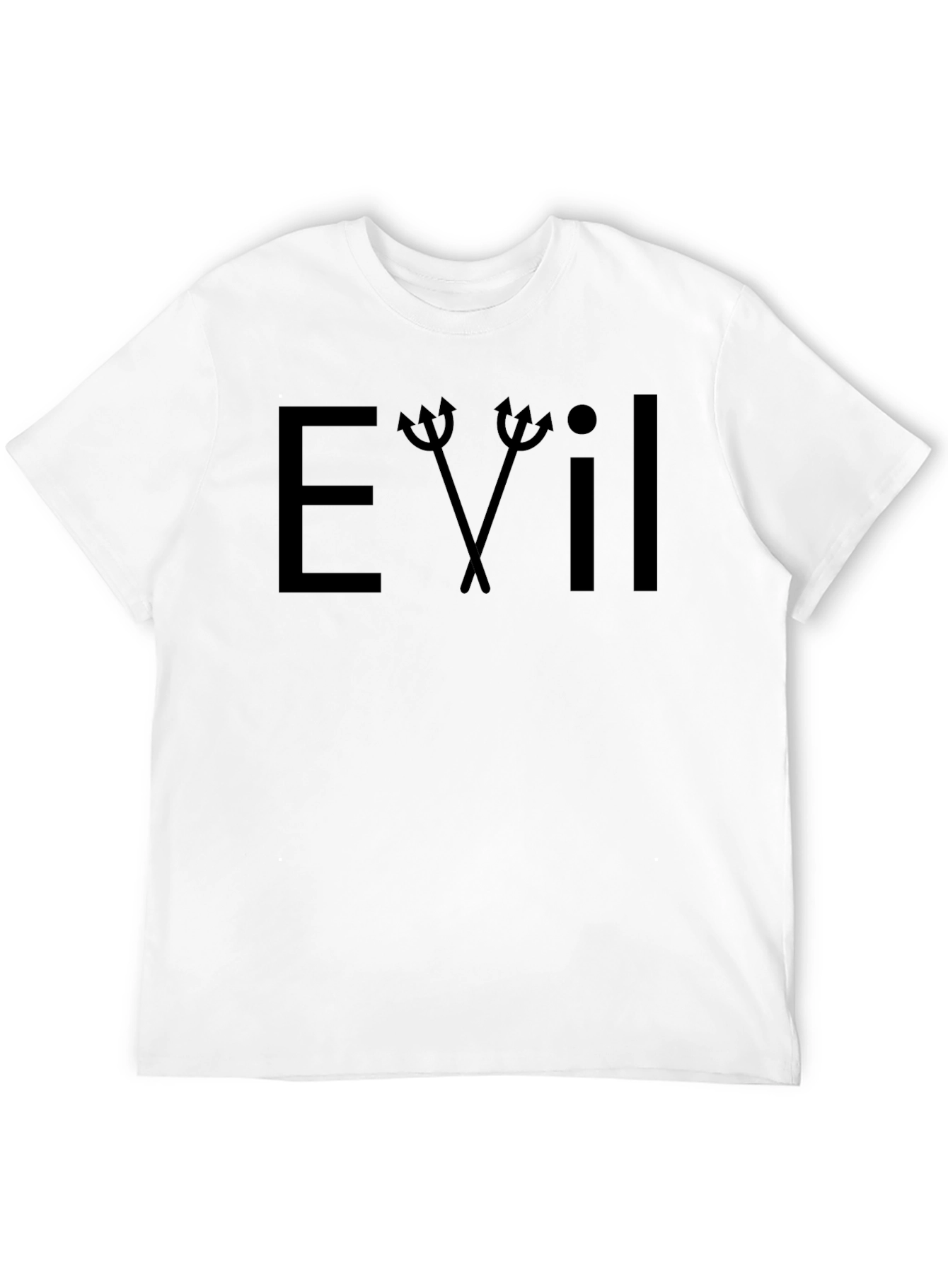 Edgy Evil Graphic Tee - Dark Humor T-Shirt