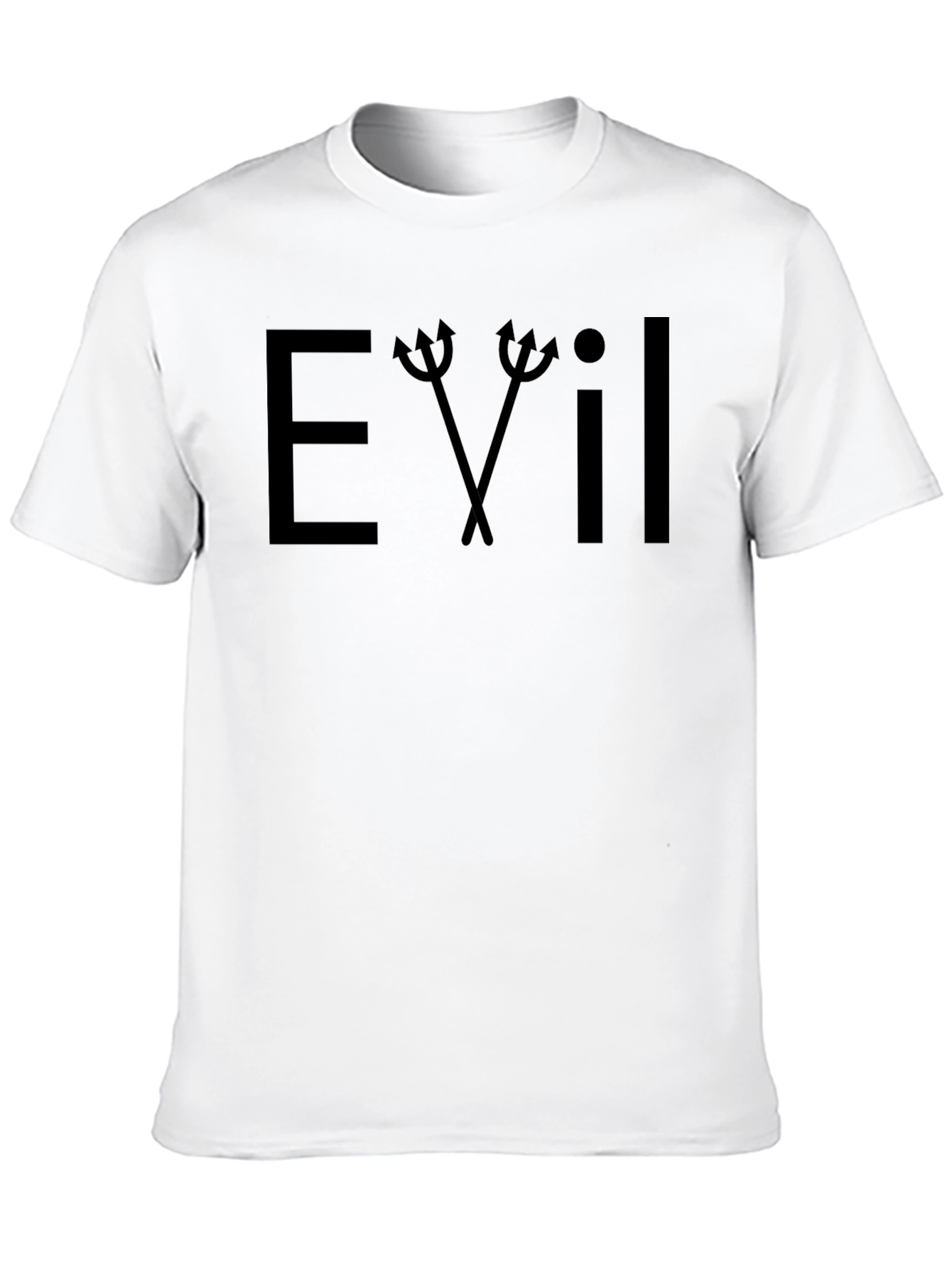 Edgy Evil Graphic Tee - Dark Humor T-Shirt